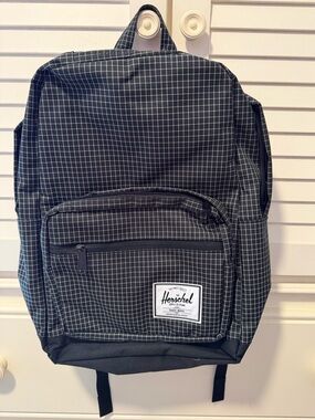 Herschel Supply Company Black Grid Pattern Backpack